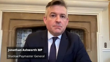 Labour's Jonathan Ashworth criticises National Insurance cut