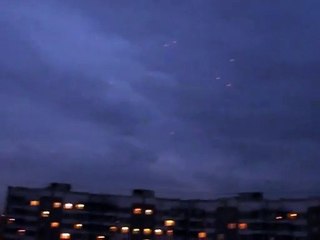 Strange Lights Over The Sky Of Moscow
