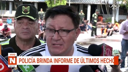 Policía brinda informe de últimos hechos