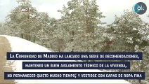 Madrid activa la alerta por frío por temperaturas de hasta -3 grados este lunes