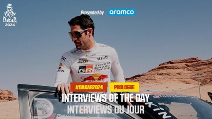 Interview of the day presented by Aramco - Prologue  - #Dakar2024
