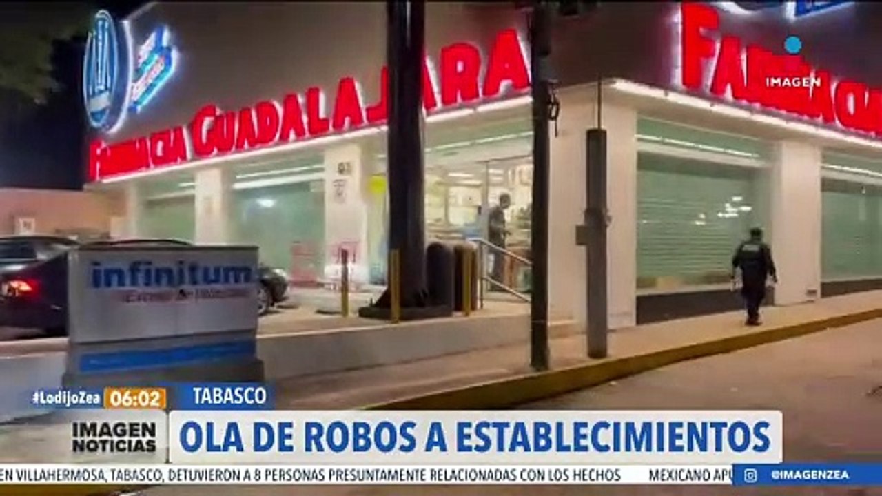 Ola de robos en tiendas departamentales y super...