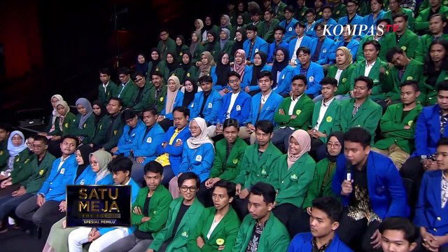 Pandangan Mahasiswa Terhadap Caleg Muda, Mereka Bagaikan Super Hero | SATU MEJA