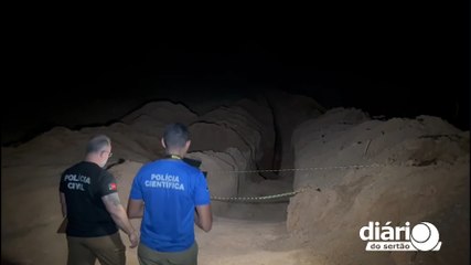 No Sertão da PB, jovem morre soterrado e outras 2 pessoas ficam feridas após barreira de açude desabar
