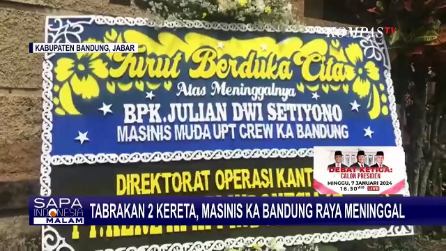 Tabrakan 2 Kereta Api di Cicalengka, Masinis KA Bandung Raya Meninggal