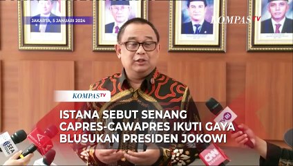 Istana Akui Senang Capres-Cawapres Blusukan Ikuti Gaya Presiden Jokowi