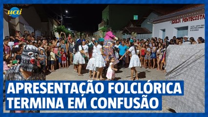 Download Video: Apresentação de grupo folclórico termina em confusão envolvendo pastor