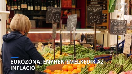 Enyhén emelkedett az infláció az eurózónában decemberben