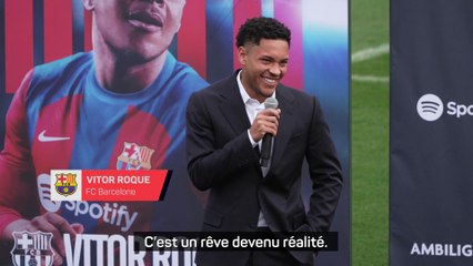Vitor Roque : "Un rêve devenu réalité"