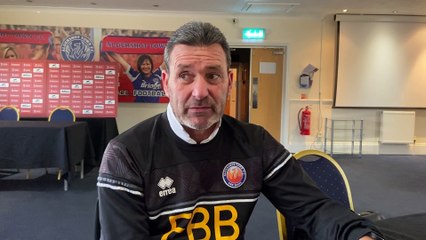 Aldershot Town manager Tommy Widdrington pre-West Bromwich Albion