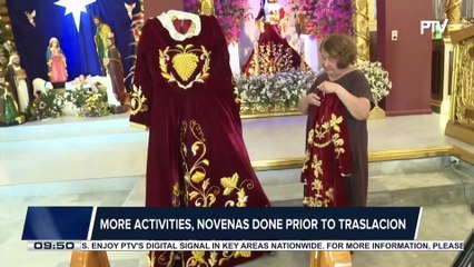 More activities, novenas done prior to Traslacion