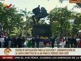 Autoridades de la AN entregan ofrenda floral al Libertador Simón Bolívar por instalación 2024-2025
