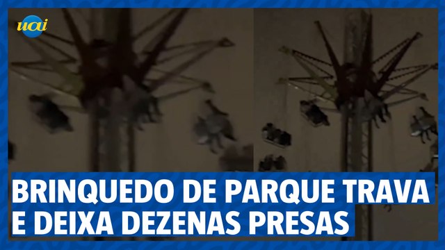 Brinquedo de parque trava e deixa dezenas de pessoas presas, no Equador