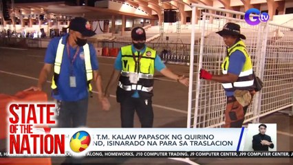 Bahagi ng T.M. Kalaw papasok ng Quirino Grandstand, isinara na para sa Traslacion | SONA