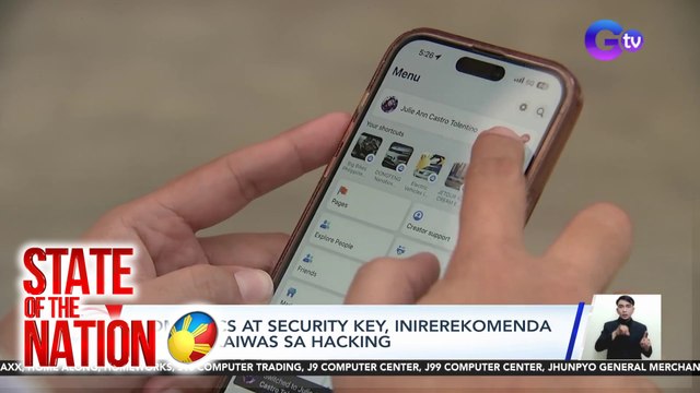 Biometrics at security key, inirerekomenda para makaiwas sa hacking | SONA