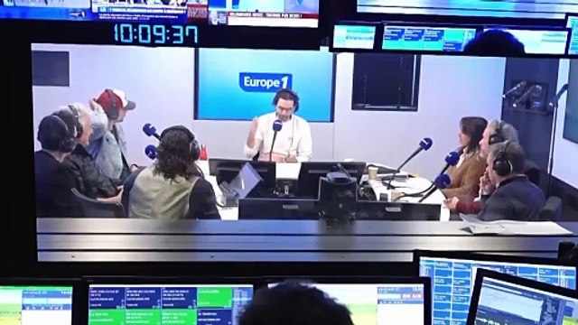 Daniel Lavoie, Damien Sargue, Angelo Delvecchio et Gian Marco Schiaretti, membres de la troupe Notre-Dame de Paris