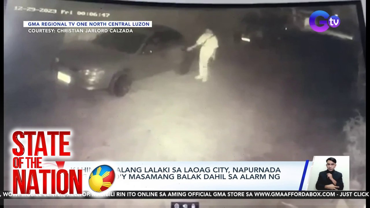 Kahina-hinalang lalaki sa Laoag City, napurnada ang umano'y masamang balak dahil sa alarm ng kotse | SONA