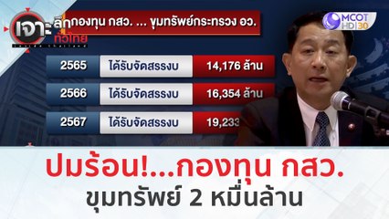 ปมร้อน!...กองทุน กสว. ขุมทรัพย์ 2 หมื่นล้าน (5 ม.ค. 67) | เจาะลึกทั่วไทย