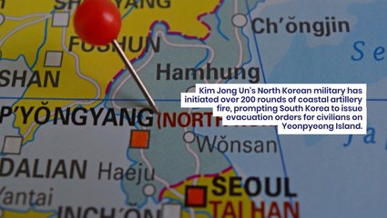 Kim Jong Un's Military Fires Over 200 Rounds Of Coastal Artillery, South Korea Issues Evacuation Orders
