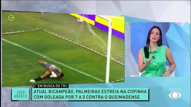 Palmeiras estreia com goleada na Copinha; Ronaldo e Livia elogiam Estevão, a joia da academia