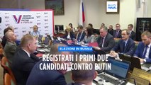 Elezioni in Russia: ecco i primi due candidati registrati a competere contro Putin
