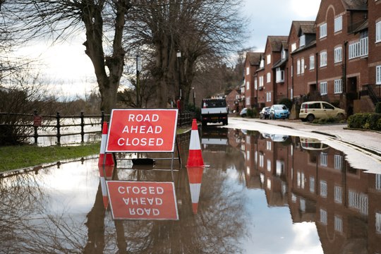 Flooding continues in Bridgnorth, Shropshire