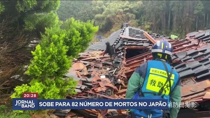 Número de mortos no terremoto no Japão sobe para 82