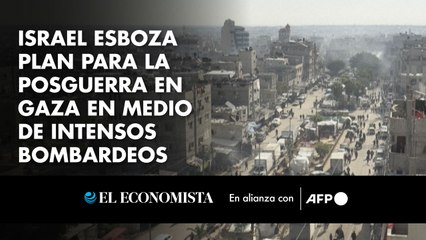 Israel esboza plan para la posguerra en Gaza en medio de intensos bombardeos