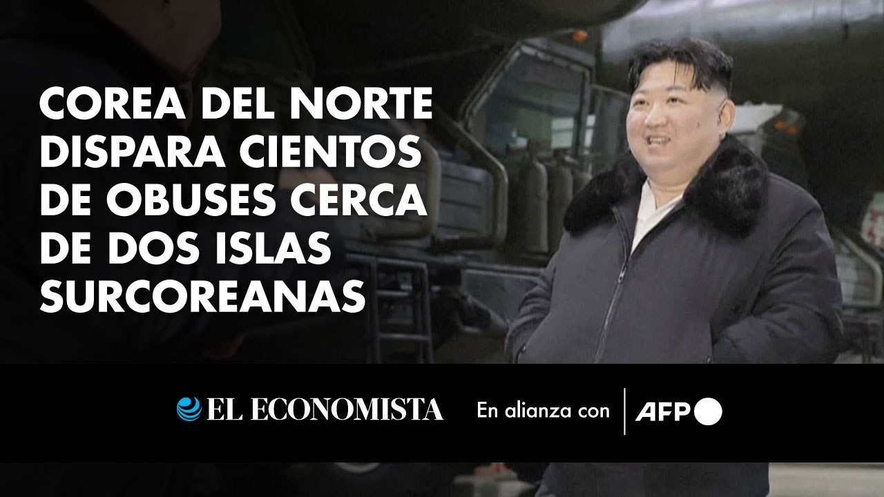 Corea del Norte dispara cientos de obuses cerca de dos islas surcoreanas