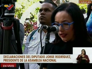 Pdte. de la AN Jorge Rodríguez: Recuperaremos los activos de Venezuela para la inversión social