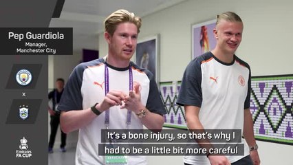 Guardiola calls for patience with KDB return