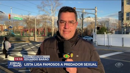 Lista liga famosos a predador sexual nos EUA