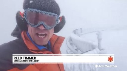 Reed Timmer experiences Mount Washington's extreme weather