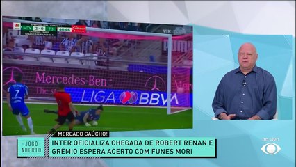 Ronaldo Giovaneli diz que será difícil para o Grêmio substituir Suárez; Tricolor quer Funes Mori