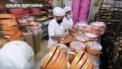 ¡Una tras otra!, Elaboran miles de roscas para Día de Reyes