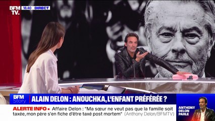 Anthony Delon affirme que sa sœur Anouchka "a une emprise" sur leur père