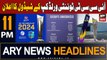 ARY News 11 PM Headlines 5th January 2024 | ICCT T20 World Cup schedule announced