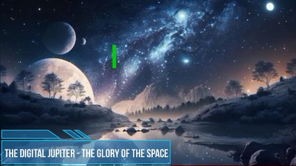 The Digital Jupiter - The Glory Of The Space. Space trip