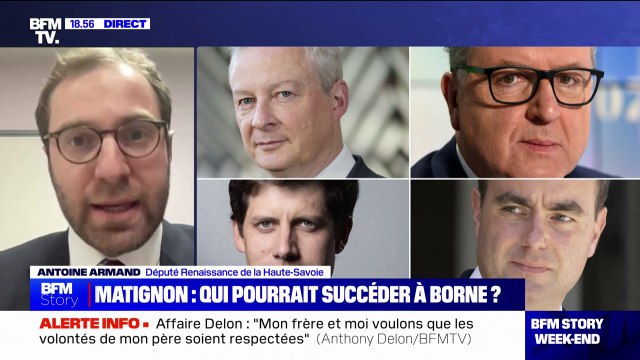 Remaniement: Nous avons beaucoup de talents qui sont capables d'incarner ce qui s'annonce', affirme Antoine Armand (Renaissance)