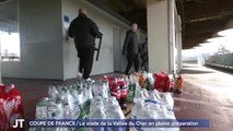 COUPE DE FRANCE / Le stade de la Vallée du Cher en pleine préparation