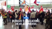 La huelga de Iberia provoca retrasos y cancelaciones en los aeropuertos españoles