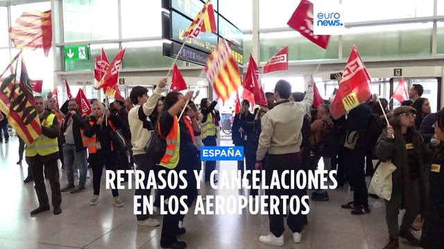 La huelga de Iberia provoca retrasos y cancelaciones en los aeropuertos españoles