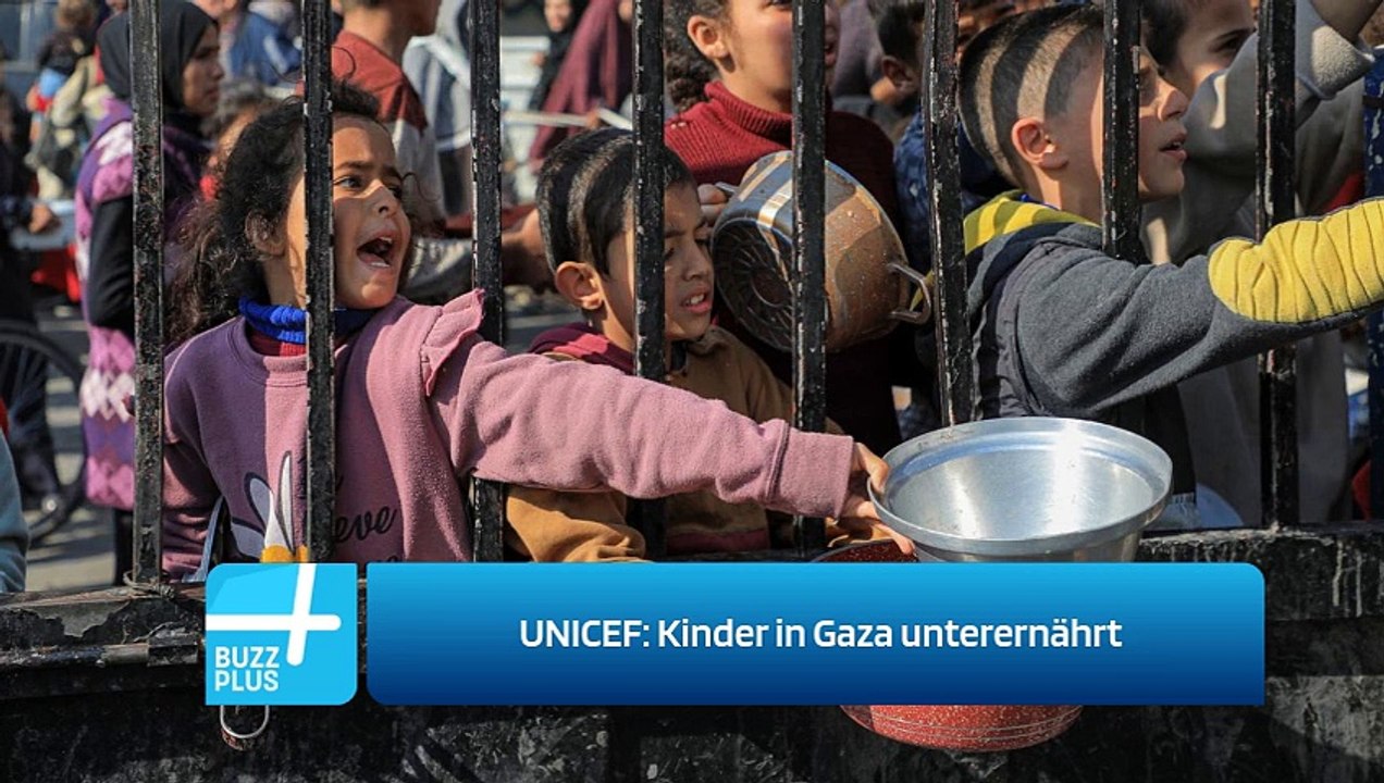 UNICEF: Kinder in Gaza unterernährt