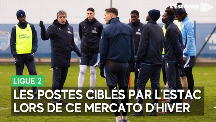 Les priorités du mercato hivernal de l'Estac