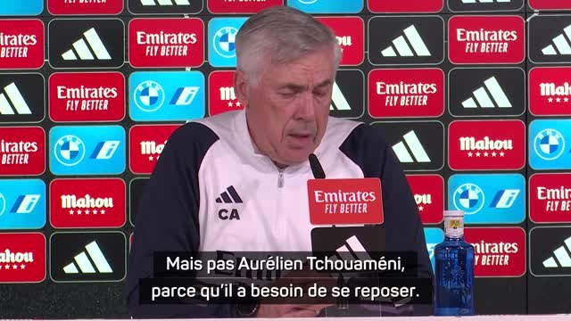 Real Madrid - Ancelotti : Tchouaméni a besoin de se reposer