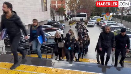 'Barbie-Es' Fuhuş Operasyonunda Yakalanan 18 Şüpheli Adliyeye Sevk Edildi