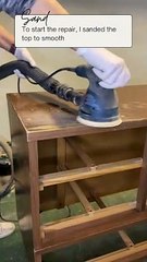 Vertical Vid - How to Fix Bubbled Laminate Furnitre