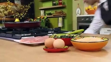 شرائح الديك الرومي بالسبانخ  _ Filets de dinde aux épinards