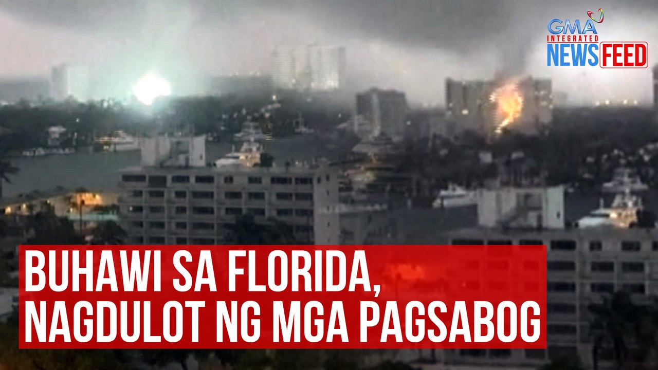 Buhawi sa Florida, nagdulot ng mga pagsabog! | GMA Integrated Newsfeed