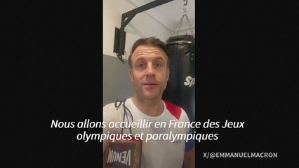 A 200 jours des Jeux, Macron appelle les Français à faire du sport "chaque jour"